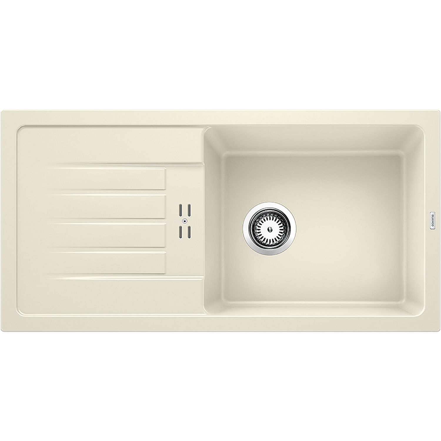 Chiuveta bucatarie Blanco FAVUM XL 6 S Silgranit, alb, 860 x 435 x 180 mm, sifon cu ventil inclus, fara excentric