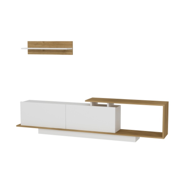 Living, Moebel 17, Asos, 80x45x29.6 cm, Alb/Maro