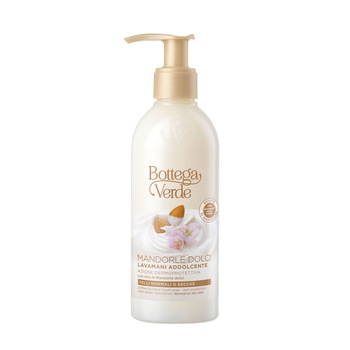 Sapun lichid, delicat cu ulei de migdale dulci - Mandorle, 250 ML, Bottega Verde Sapun lichid, delicat cu ulei de migdale dulci - Mandorle, 250 ML, Bottega Verde