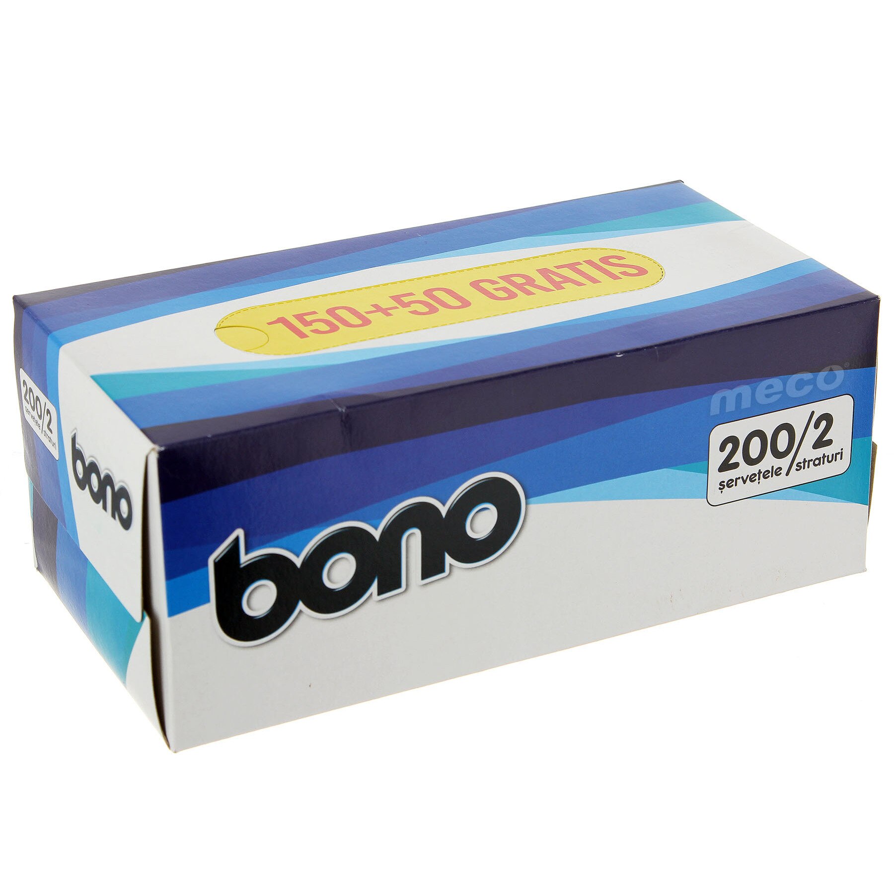 Servetele Bono 2 straturi, 150 bucati+ 50 gratuite