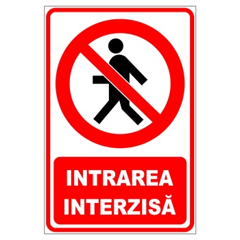 Placuta parcare, intrarea interzisa, Sigtra, 300x400 mm, PVC, 1 mm Placuta parcare, intrarea interzisa, Sigtra, 300x400 mm, PVC, 1 mm