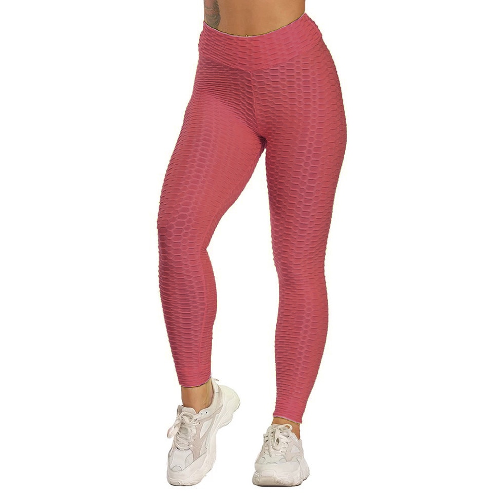 Colanti WNY cu talie inalta Elastici Respirabil Antitranspiratie Efect Push Up, WCLNT1805-RN, Rosu stins