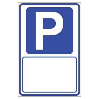Placuta parcare, indicator parcare, text, Sigtra, 200x300 mm, PVC, 3 mm Placuta parcare, indicator parcare, text, Sigtra, 200x300 mm, PVC, 3 mm