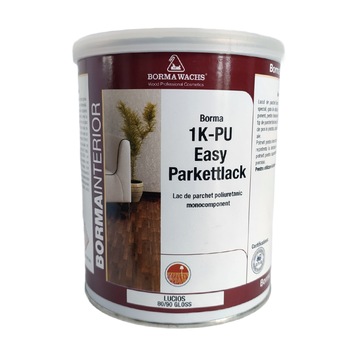 Lac de parchet poliuretanic monocomponent, Borma Wachs, lucios, 1l Lac de parchet poliuretanic monocomponent, Borma Wachs, lucios, 1l