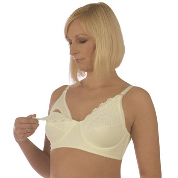 Sutien alaptat, alb, bumbac, DD90 Sutien alaptat, alb, bumbac, DD90