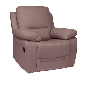 Fotoliu Kring Royal, cu recliner si 3 trepte de confort, piele naturala, Maro deschis, 107 x 98 x 100 cm Fotoliu Kring Royal, cu recliner si 3 trepte de confort, piele naturala, Maro deschis, 107 x 98 x 100 cm