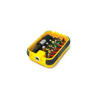 Set biti Strend Pro YF40501, cu inele colorate, 15 buc, S2 Set biti Strend Pro YF40501, cu inele colorate, 15 buc, S2