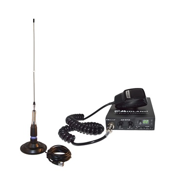 Kit Statie radio CB Midland Alan 100 Plus + Antena PNI ML160 cu magnet Kit Statie radio CB Midland Alan 100 Plus + Antena PNI ML160 cu magnet