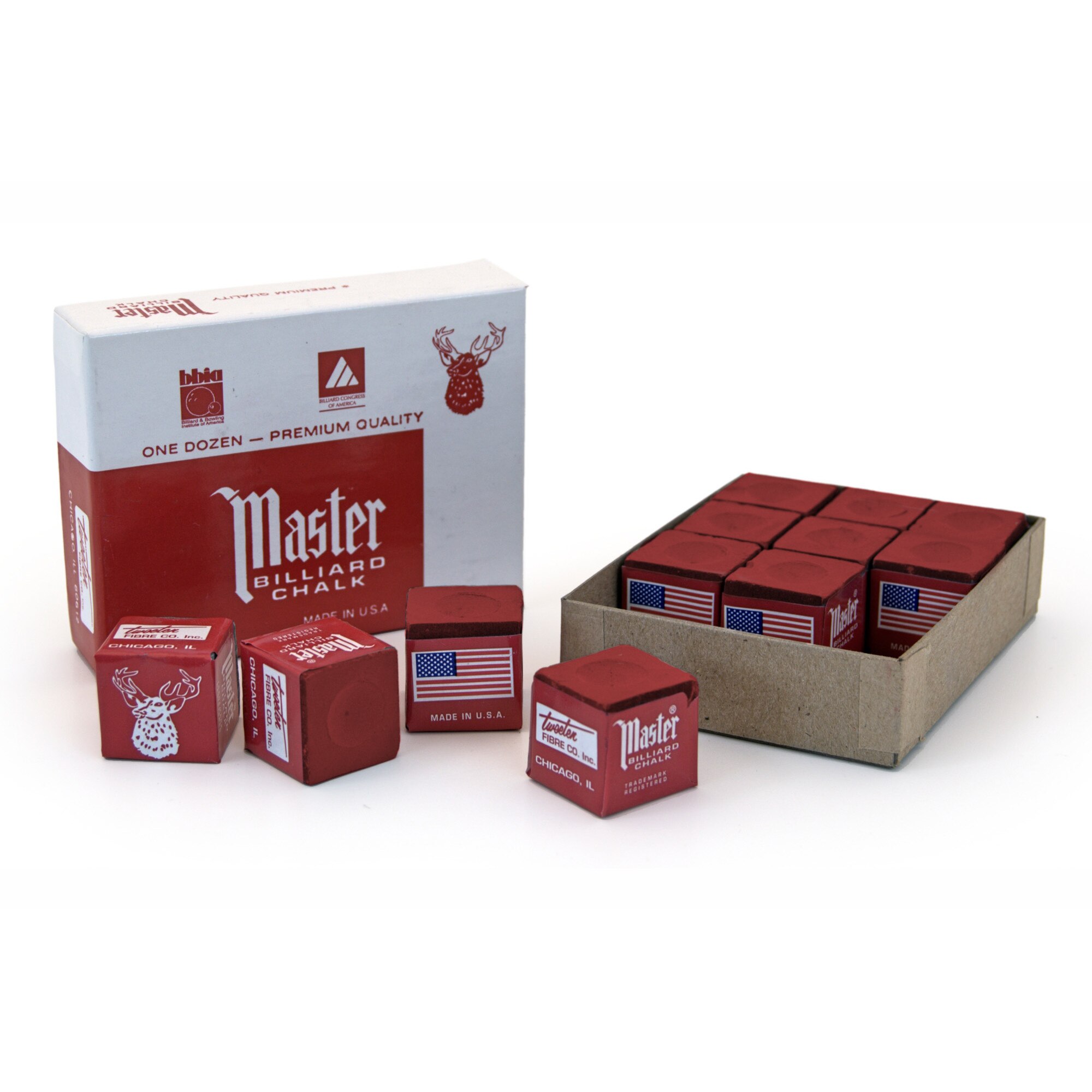 Set creta tac, Master, Red, 12 buc/cutie