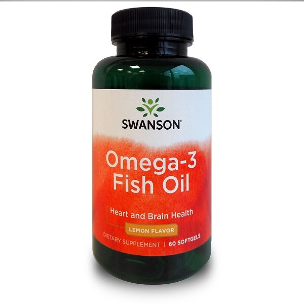 Supliment alimentar, Ulei de Peste (1000 mg), Swanson Omega-3 Fish Oil - 60 capsule (Lamaie)