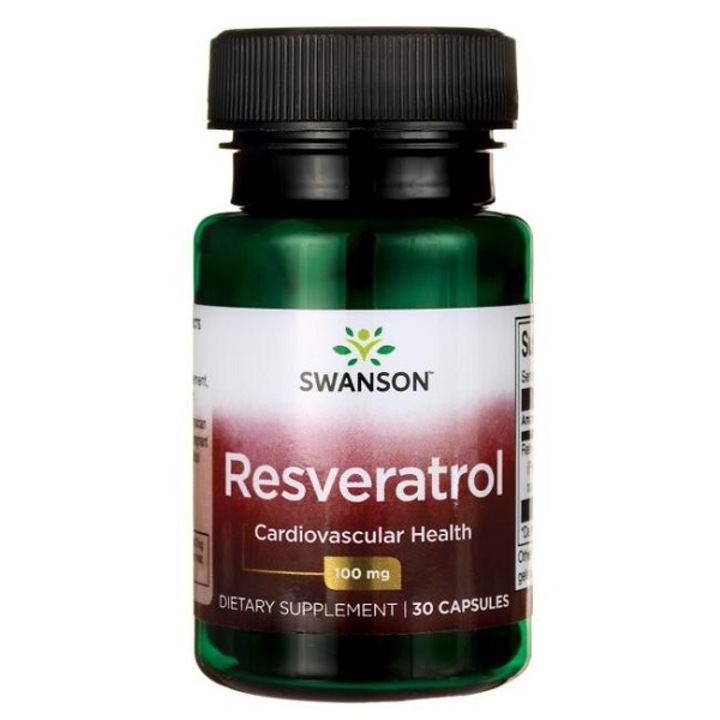 Resveratrol (Antioxidant), 100 mg, Swanson, 30 capsule SWU283