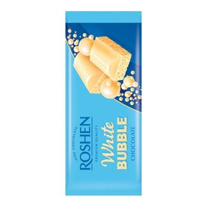Ciocolata Aerata Alba Roshen Nougat, cu Lapte, 80 g
