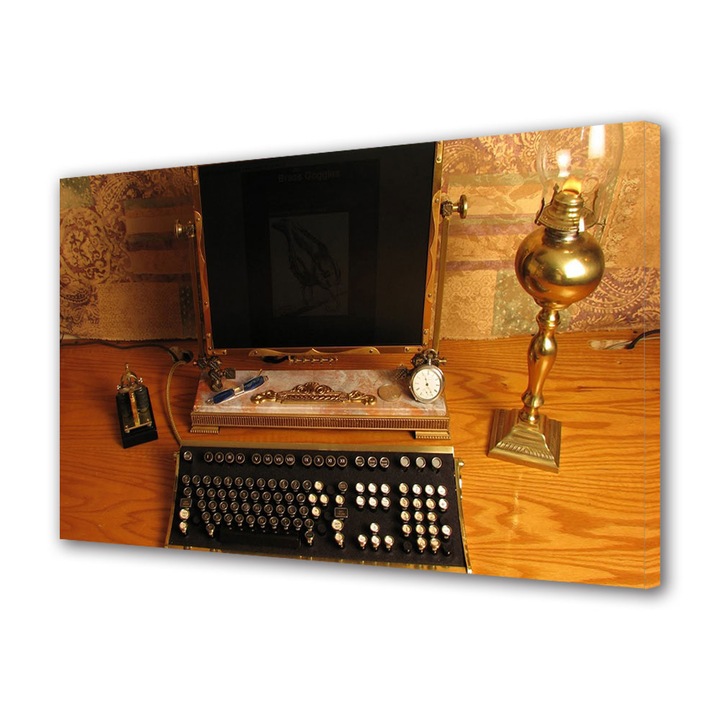 Tablou Canvas Premium, Art Star, Vintage, Animatii, Panza pe cadru de lemn, Decoratiuni Moderne pentru Casa, 20 x 30 cm