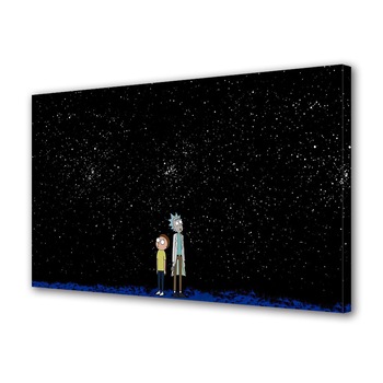 Tablou Canvas Fosforescent, Luminos in Intuneric, Premium, Art Star, Rick si Morty in univers, Animatii, Panza pe cadru de lemn, Decoratiuni Moderne pentru Casa, 20 x 30 cm Tablou Canvas Fosforescent, Luminos in Intuneric, Premium, Art Star, Rick si Morty in univers, Animatii, Panza pe cadru de lemn, Decoratiuni Moderne pentru Casa, 20 x 30 cm