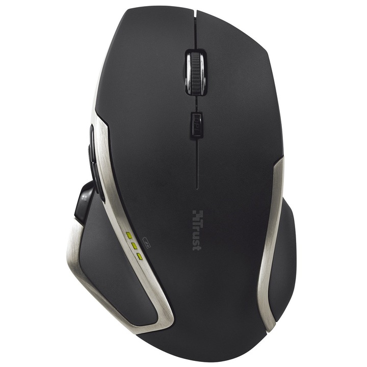 Безжична мишка Trust Evo Advanced, Черна
