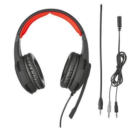 Casti Gaming Trust GXT 310, Negru/Rosu