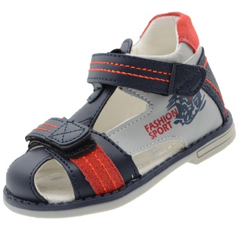 Sandale ortopedice pentru baieti Tom Miki C-T18-54-K, Negru 54425 Sandale ortopedice pentru baieti Tom Miki C-T18-54-K, Negru 54425