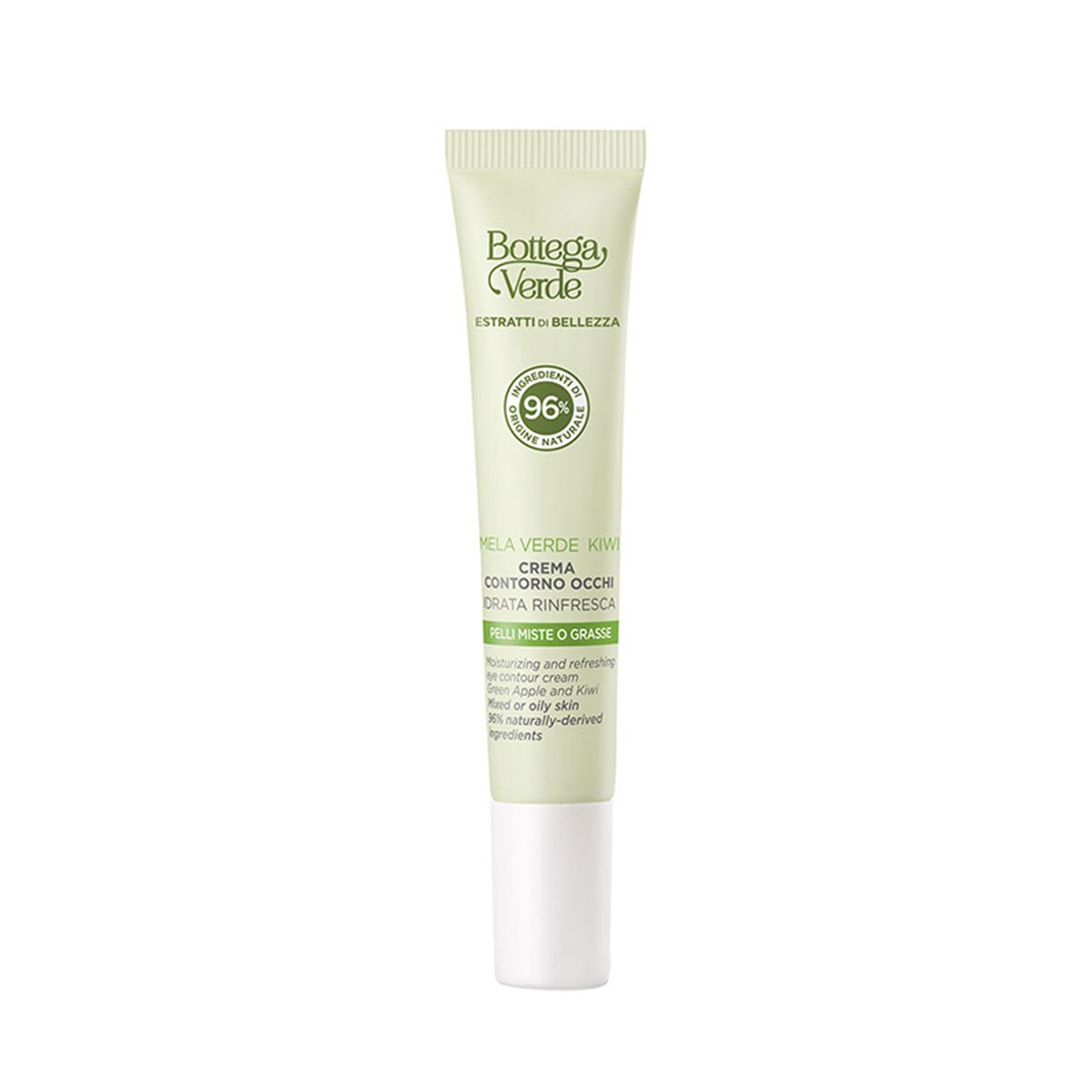 Crema contur ochi cu extract de mere verzi si kiwi - Estratti di Bellezza, 15 ML, Bottega Verde