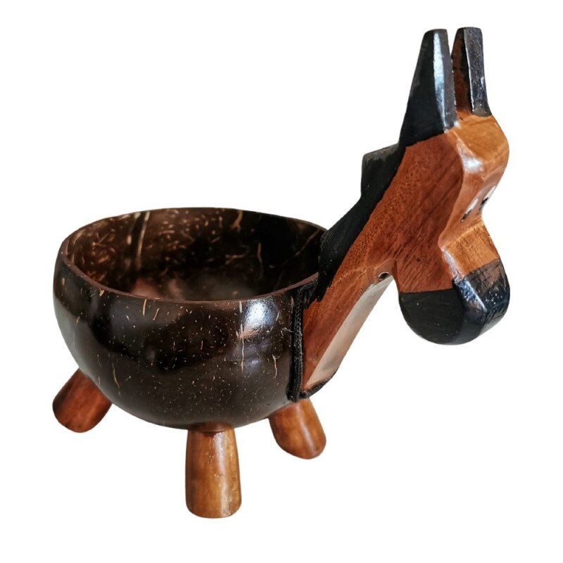 Bol Nuca de Cocos, Girafa, 20 x 20 x 10 cm