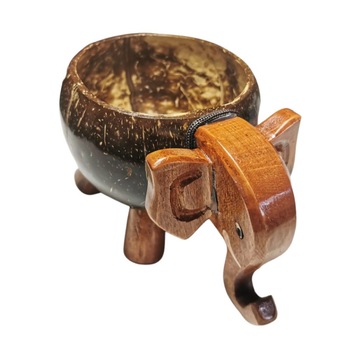 Bol Nuca de Cocos, Elefant, 15 x 10 x 10 cm Bol Nuca de Cocos, Elefant, 15 x 10 x 10 cm