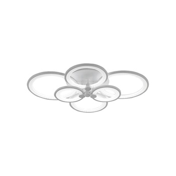Lustra LED cu aplicatie pentru telefon, 2.4 GHz, intensitate reglabila, lumina calda/neutra/rece, acril interior, 168W Lustra LED cu aplicatie pentru telefon, 2.4 GHz, intensitate reglabila, lumina calda/neutra/rece, acril interior, 168W