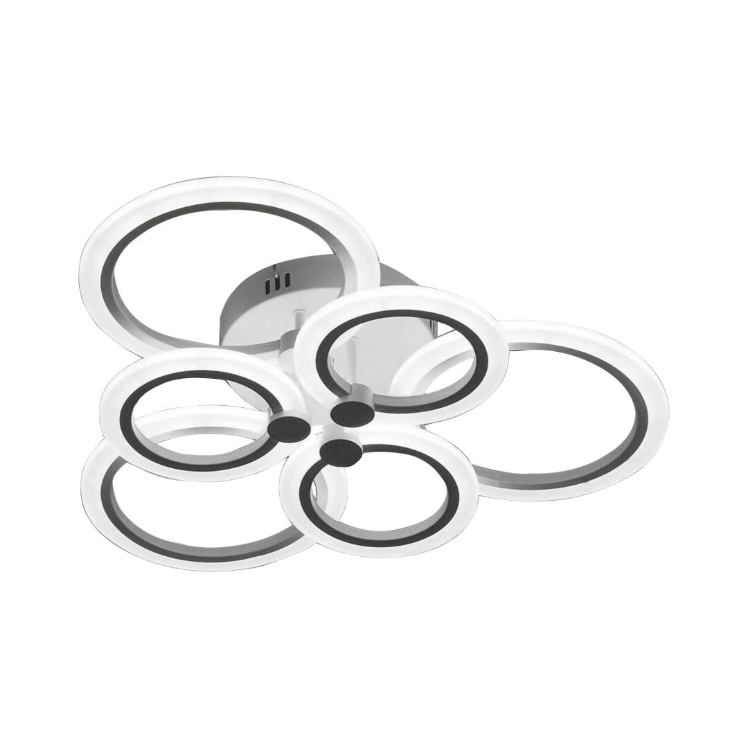 Lustra LED STARKE cu aplicatie pentru telefon, 2.4 GHz, intensitate reglabila, lumina calda, neutra, rece, acril interior, 160W