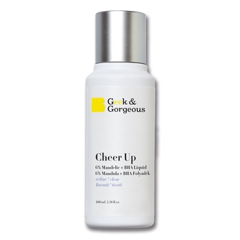 Lotiune exfolianta cu Acid Madelic si Acid Salicilic Geek&Gorgeous Cheer Up pentru ten acneic, 100 ml Lotiune exfolianta cu Acid Madelic si Acid Salicilic Geek&Gorgeous Cheer Up pentru ten acneic, 100 ml