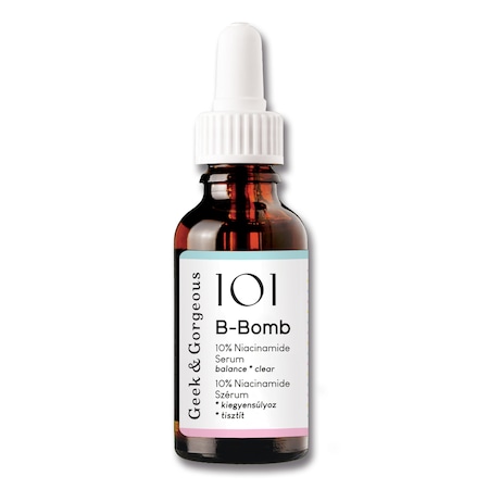Serum B-Bomb cu 10% Niacinamide Geek&Gorgeous, 30 ml