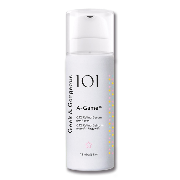 Лечение против стареене A-Game10 с 0,1% ретинал Geek&Gorgeous, 30 мл