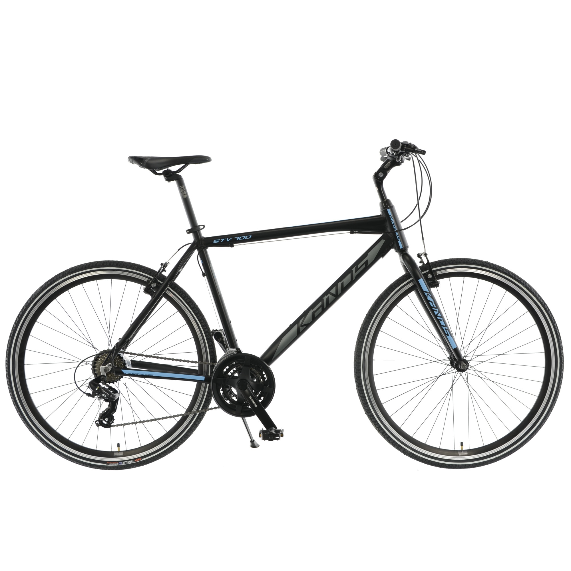 Bicicleta Kands STV-700 Barbati Roata 28'' 21 viteze Negru/Albastru 19 inch - 166 cm - 181 cm inaltime