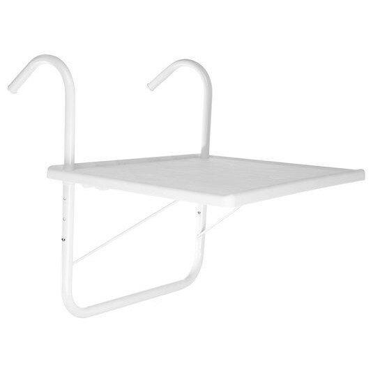 Masuta suspendabila balcon, blat pliabil, inaltime reglabila, dimensiuni 56 x 40 x 52cm