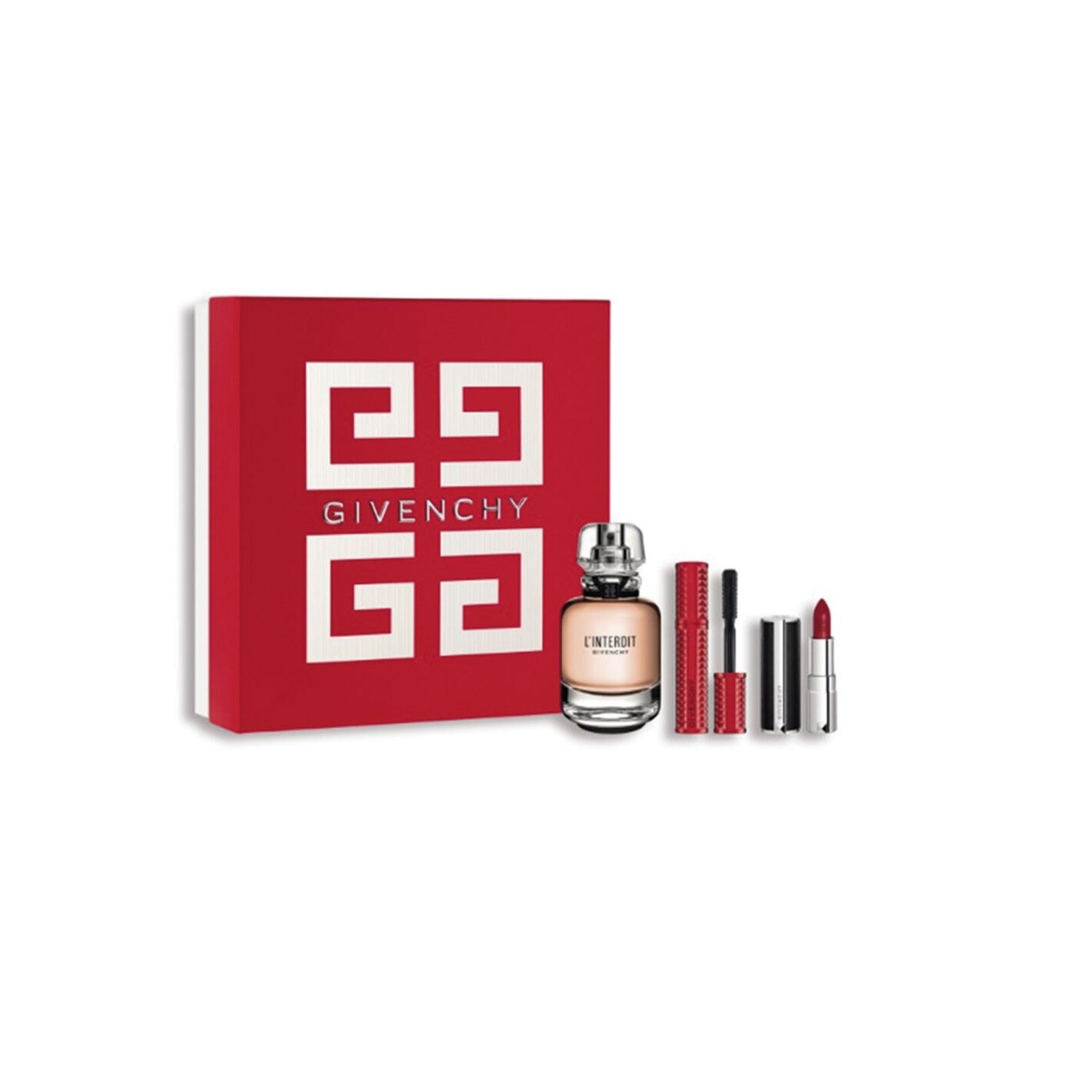 Set Givenchy, L'interdit, Apa de parfum 50 ml, Mascara, Ruj