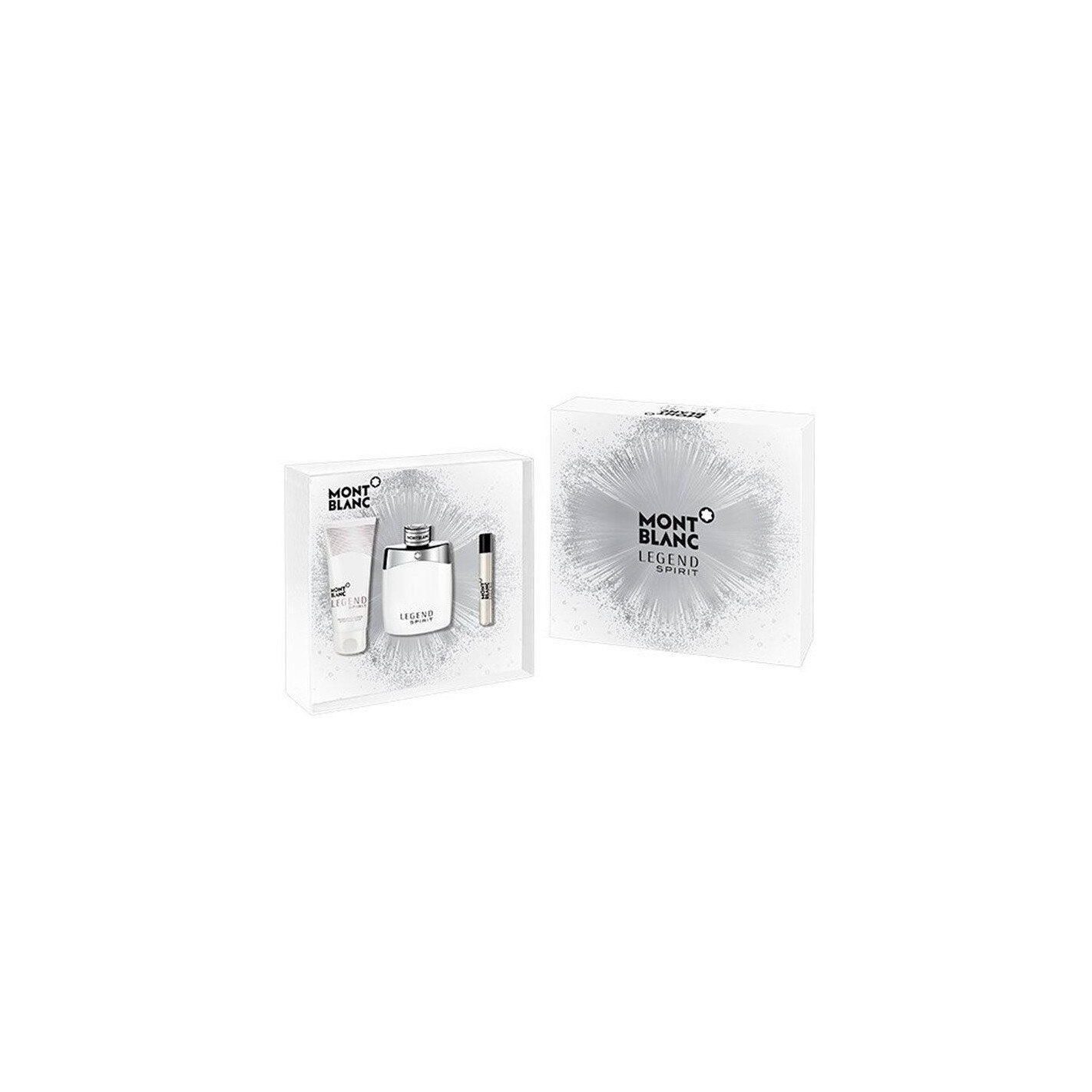 Set pentru barbati Mont Blanc, Legend Spirit, Parfum 100 ml, Aftershave, Miniatura