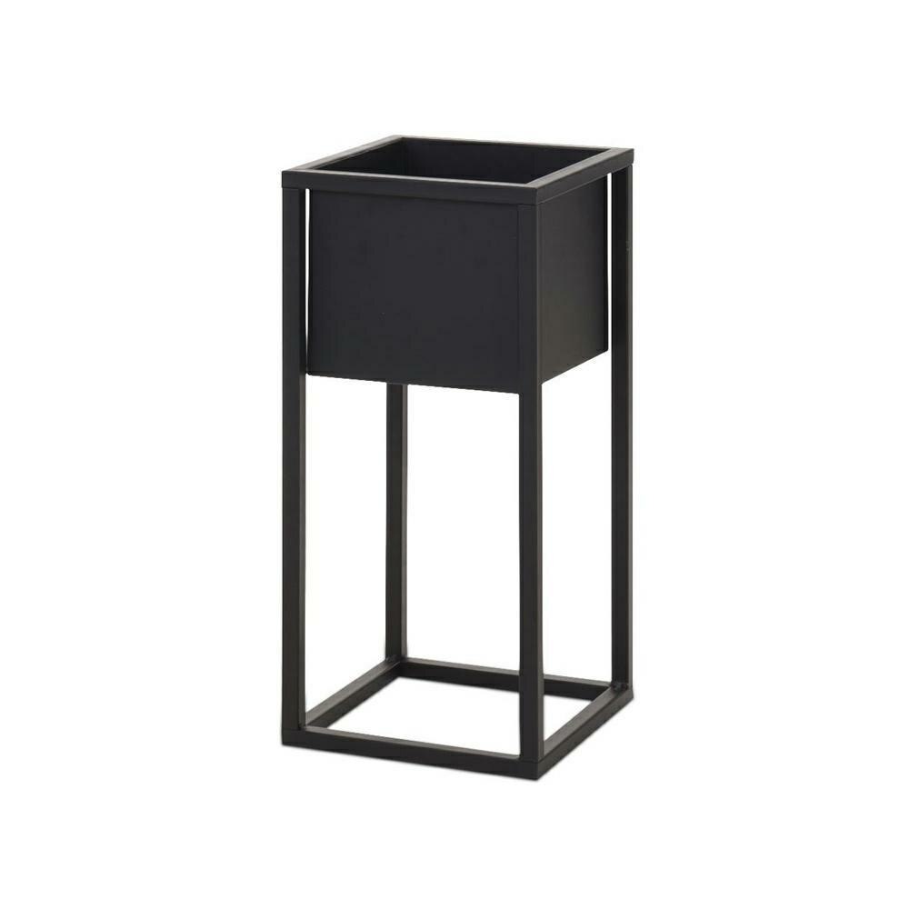 Suport pentru flori Loft metalic negru 50 cm
