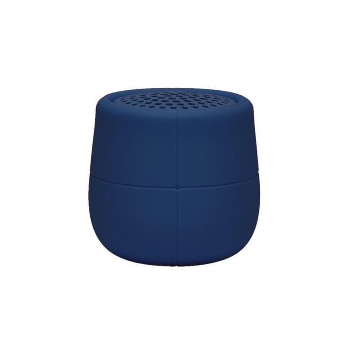 Hordozható bluetooth hangszóró, Lexon, Mino X, vízálló, teljesítmény 3w, sötétkék szilikon