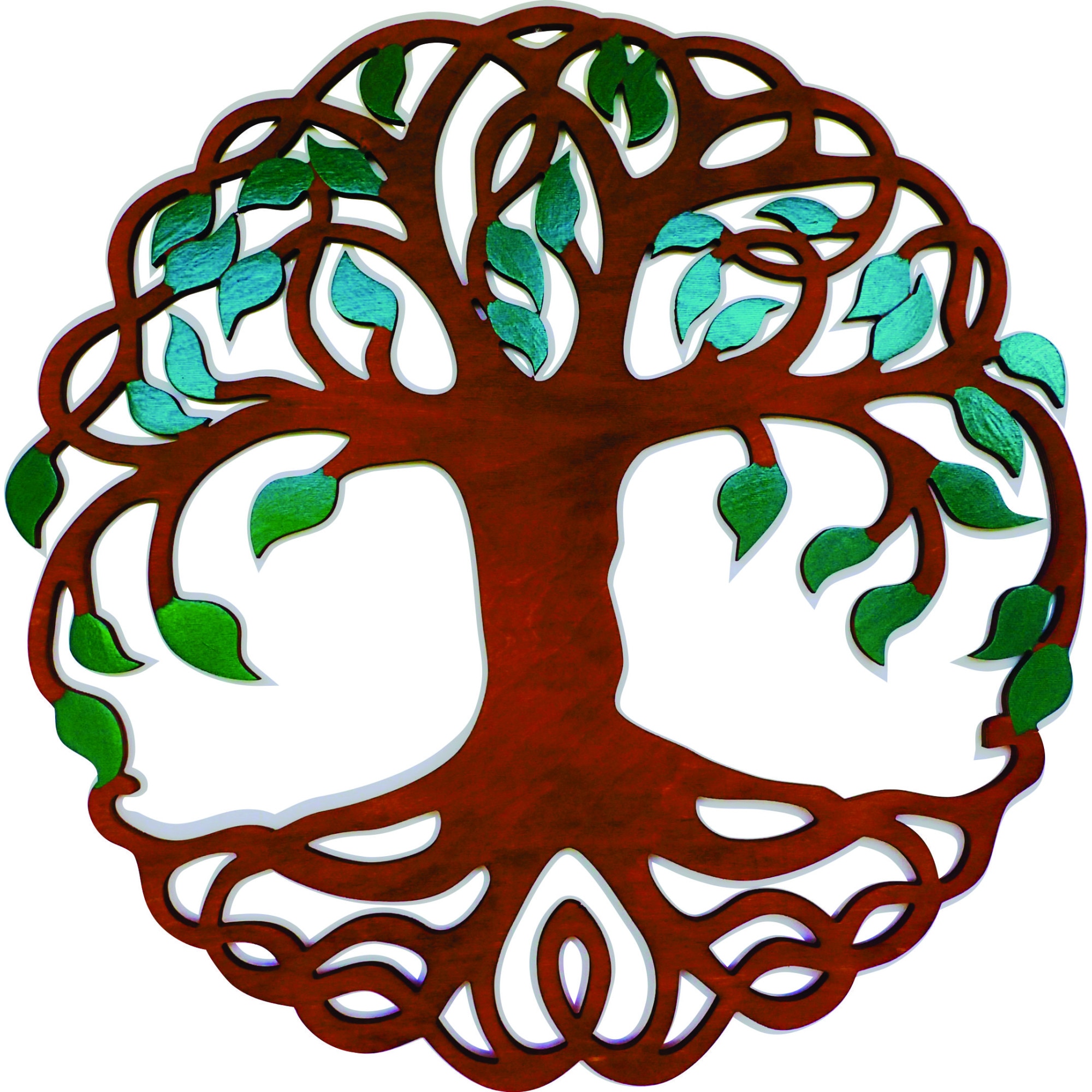 Copacul Vietii cu frunze verzi decoratiune interioara 60 cm diametru