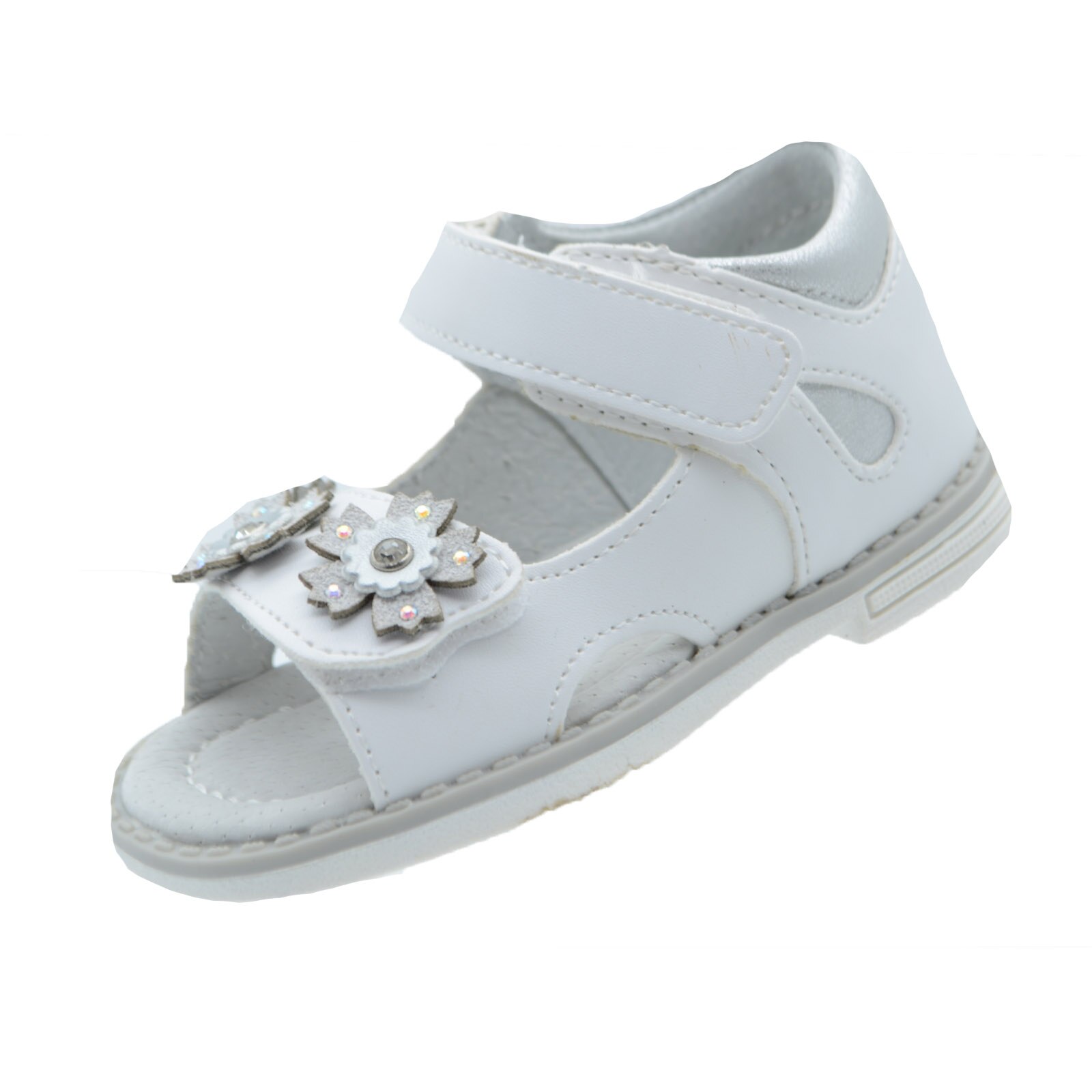 Sandale ortopedice pentru fete Tom Miki C-T51-76-A, Alb 54535