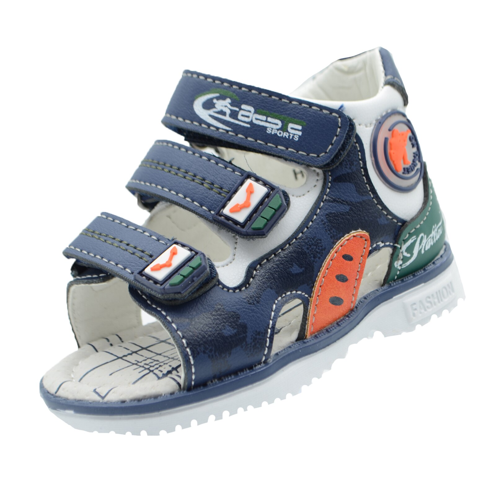 Sandale ortopedice pentru baieti Bessky HL949-2A-22, Bleumarin 54677