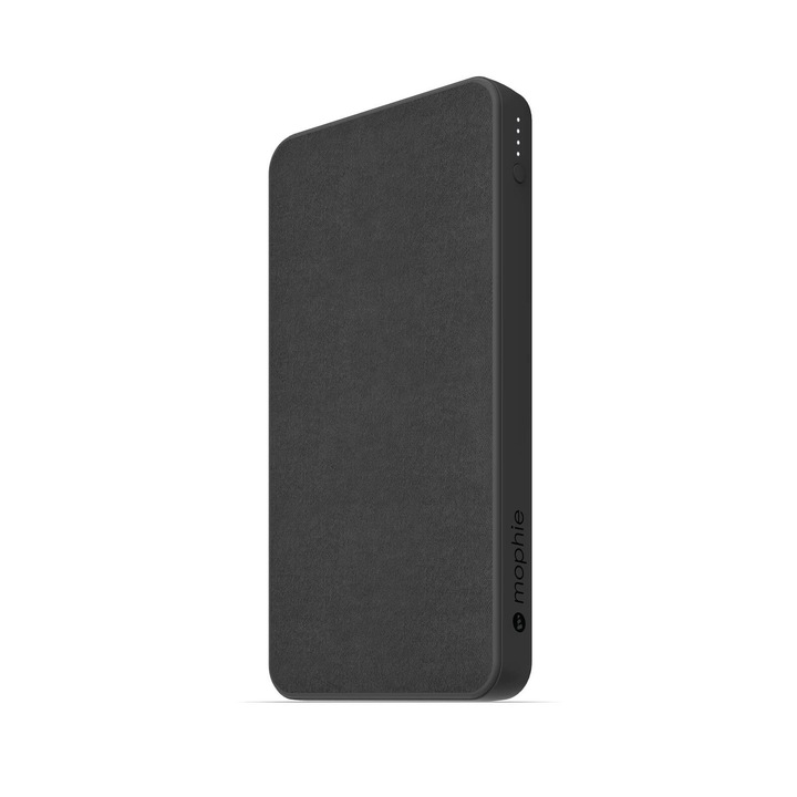 Mophie Powerstation Fabric 10000mAh Dual Port USB-C & USB-A Power Bank - външна батерия 10000mAh с USB-C и USB-A изходи за зареждане на мобилни устройства (черен)