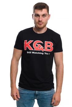Tricou pentru barbati Printex, KGB, Committee for State Security of USSR, Negru Tricou pentru barbati Printex, KGB, Committee for State Security of USSR, Negru