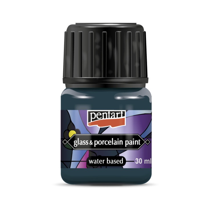 Üveg és porcelánfesték 30 ml türkizzöld