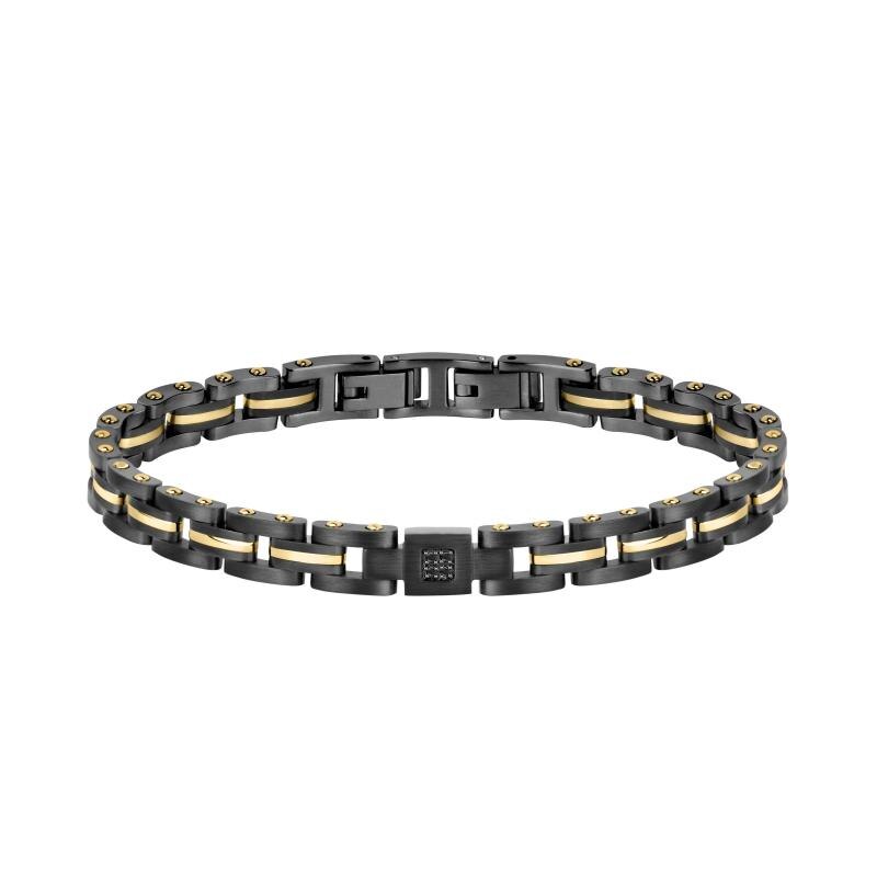 Bratara Morellato SALS22, inox, negru, lungime 19+3cm