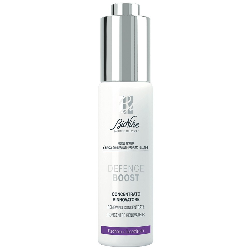 Concentrat regenerant cu retinol si tocotrienoli BioNike Defence Boost pentru piele sensibila, 30 ml