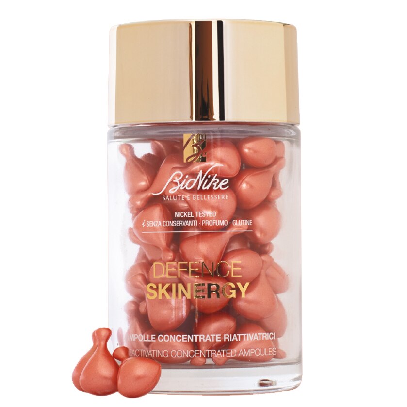 Capsule concentrate de reactivare BioNike Defence Skinergy 40+, cu Adaptogen Complex Plus, 60 capsule