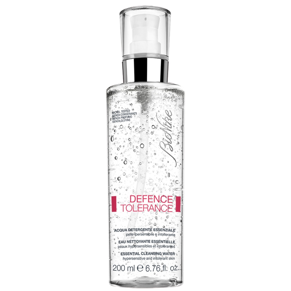Apa esentiala demachianta BioNike Defence Tolerance pentru pielea sensibila si intoleranta, 200 ml
