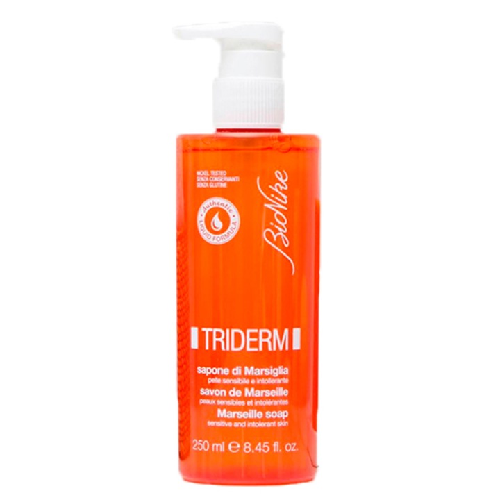 Течен сапун de Marsilia, BioNike Triderm, За ежедневна употреба, 250 мл