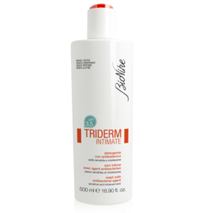 Sapun intim antibacterian cu pH 3.5 BioNike Triderm Intimate, 500 ml