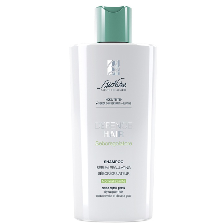 Sampon BioNike Defence Hair pentru reglarea sebumului, 200 ml
