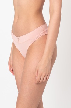 ESPRIT Bodywear, Chiloti hipster cu aspect striat, Roz pastel ESPRIT Bodywear, Chiloti hipster cu aspect striat, Roz pastel
