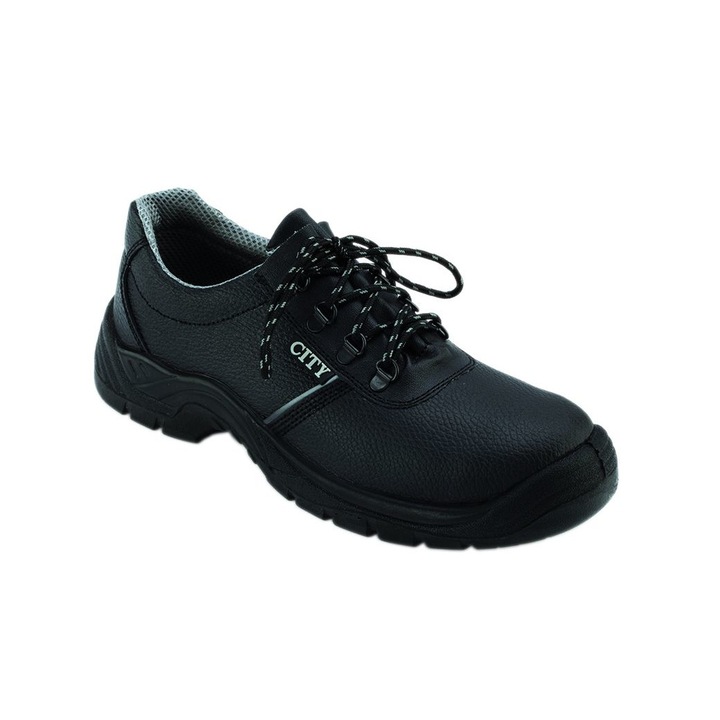Pantofi de protectie Rock Safety CITY, caputa din piele de bovina, marimea 43